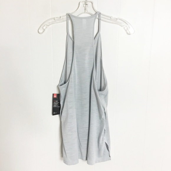 Under Armor Gray Tank Gym Top New Size M - Picture 4 of 5